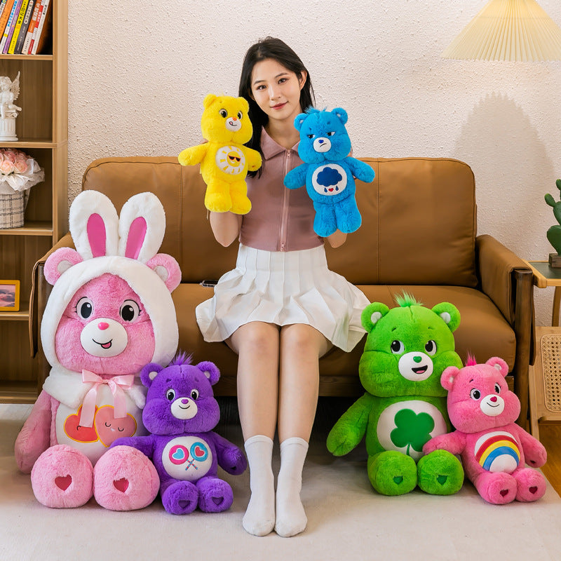 Love Bear Plush Toy Carebears Rainbow Bear Stuffed Doll Gift