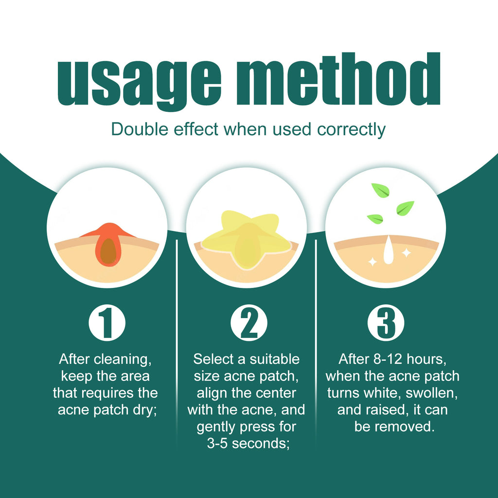 EELHOE Star Acne Patch Gentle Cleansing Lighten Acne Soothing Skin Acne Patch Facial Cleansing Treatment