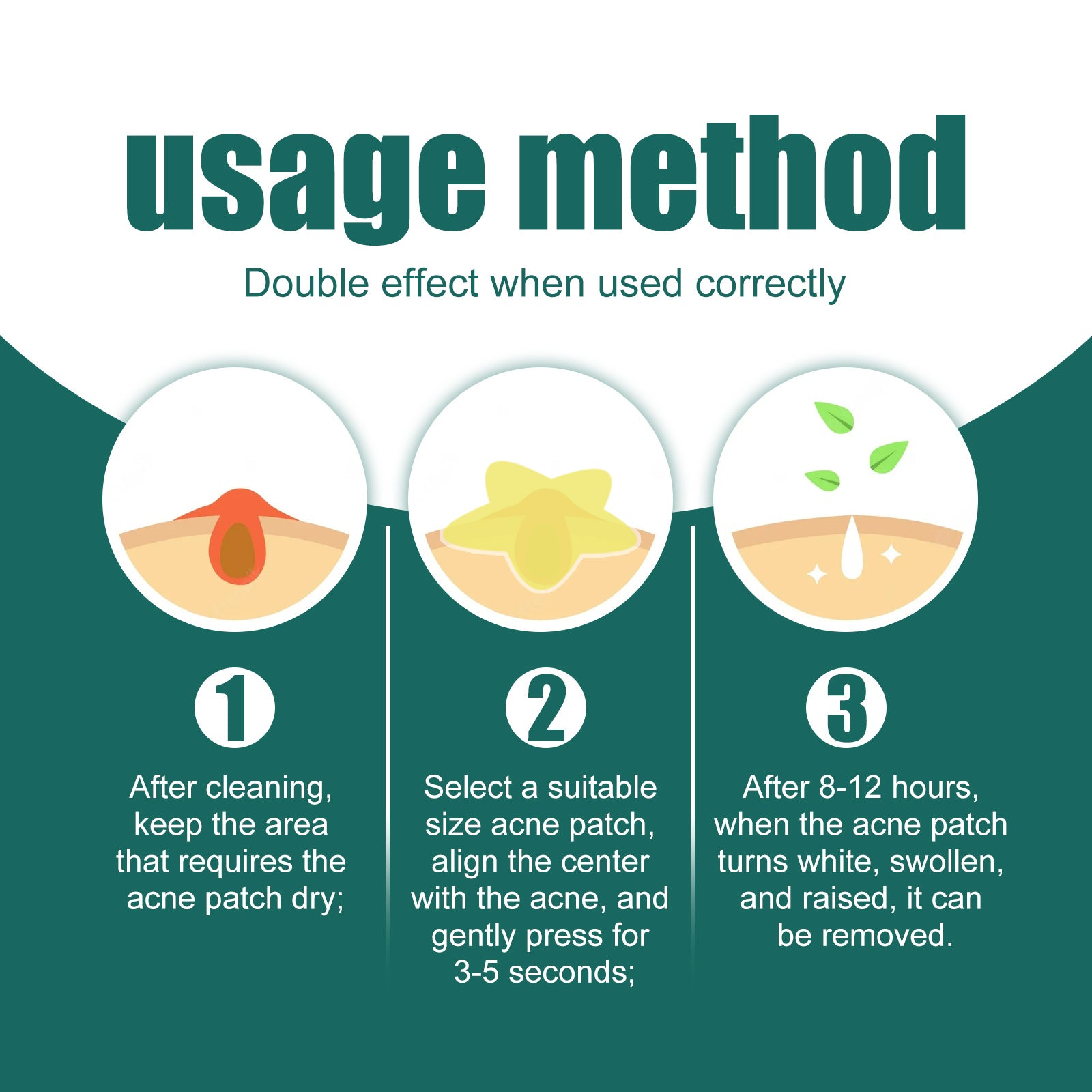 EELHOE Star Acne Patch Gentle Cleansing Lighten Acne Soothing Skin Acne Patch Facial Cleansing Treatment