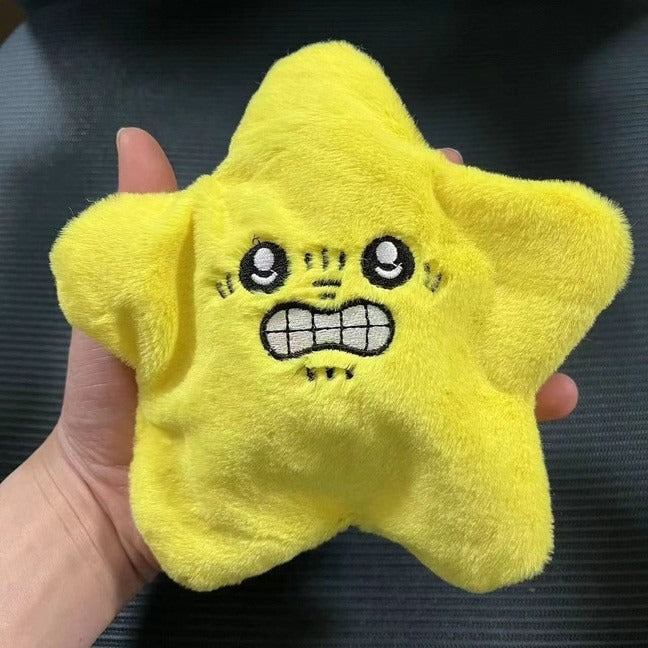 Hot Sale Funny Dancing Star Plush Record Glowing Plush Singing Star Doll